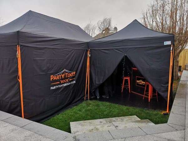 Party Tent Rocks Black Cover